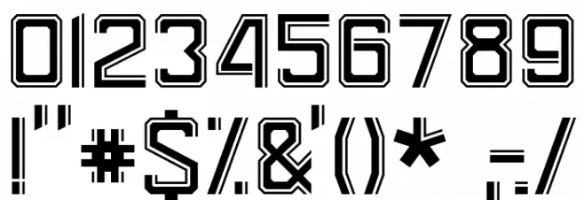 SU-30SM 630 Font OTHER CHARS