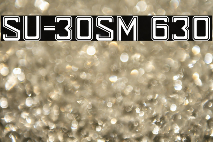 SU-30SM 630 Example 1