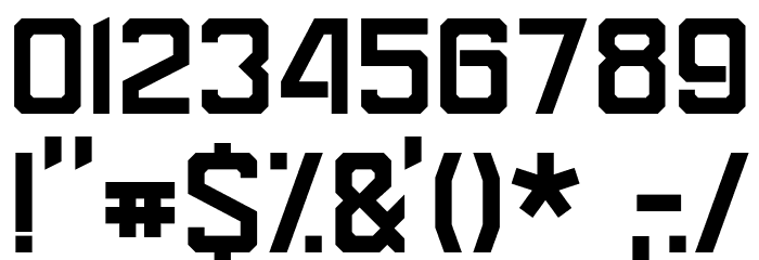 SU-30SM 810 Font OTHER CHARS