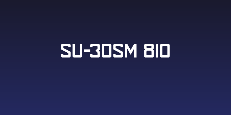 SU-30SM 810 Social Header