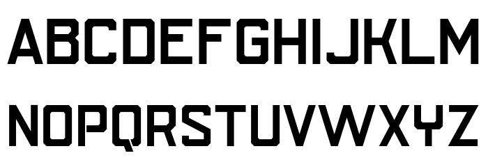 SU-30SM 810 Font LOWERCASE