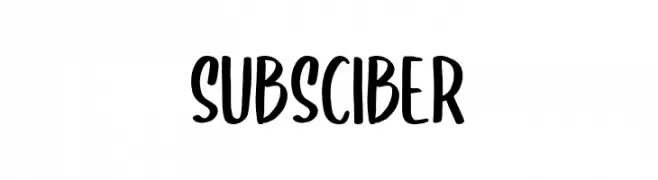 SUBSCIBER  Descarca Fonturi Gratis