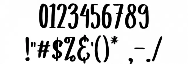 SUBSCRIBER Regular Font OTHER CHARS