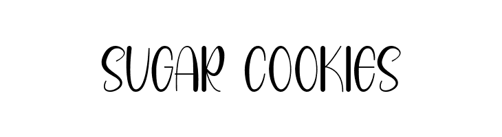 SUGAR COOKIES  font caratteri gratis