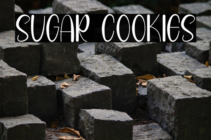 SUGAR COOKIES Example 1