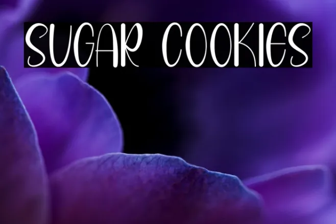 SUGAR COOKIES Example 2