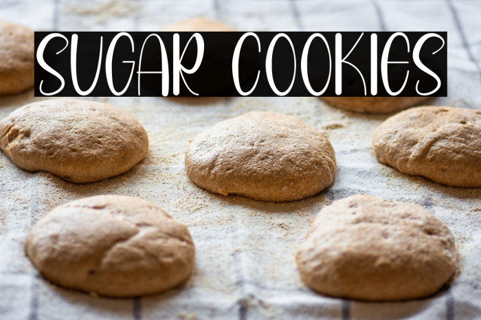 SUGAR COOKIES Example 3