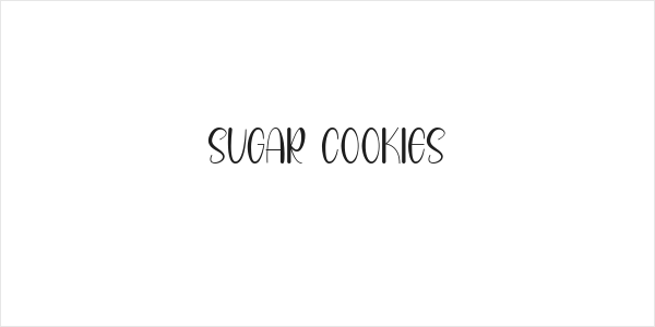 SUGAR COOKIES Logo
