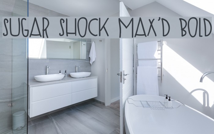 SUGAR SHOCK MAX'D Bold Font examples