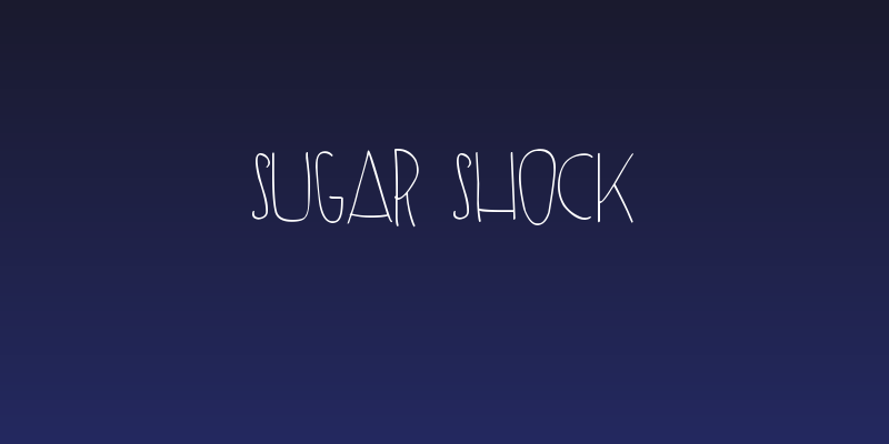 SUGAR SHOCK Social Header