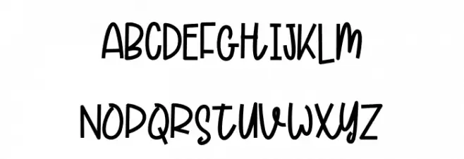 SUGARE Schriftart Groß