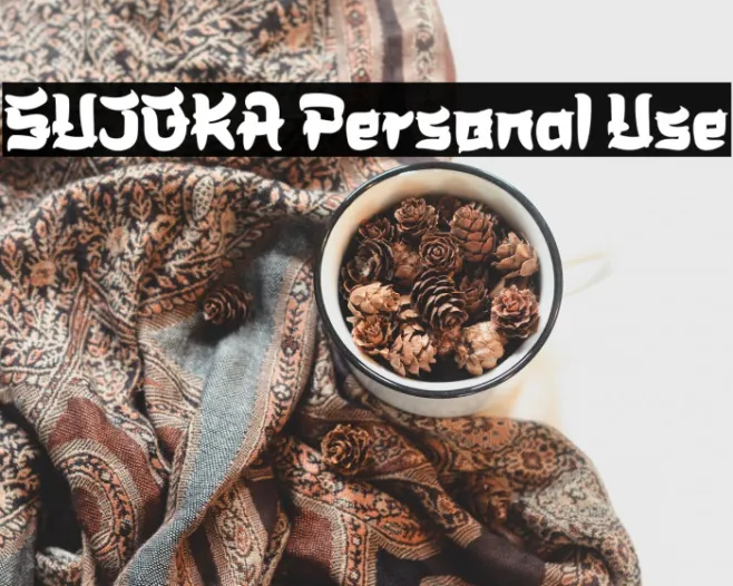 SUJOKA Personal Use Example 1