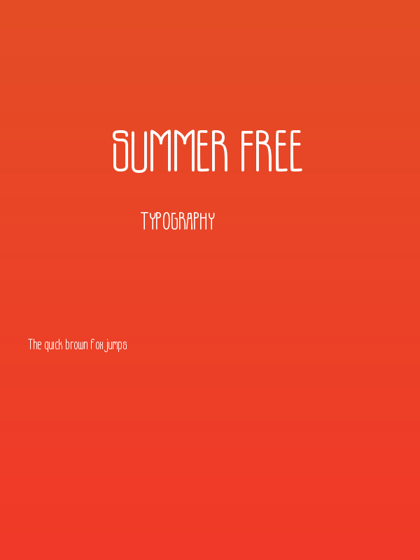SUMMER FREE Poster