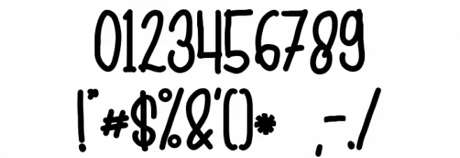 SUMMER KIDOZA Font OTHER CHARS
