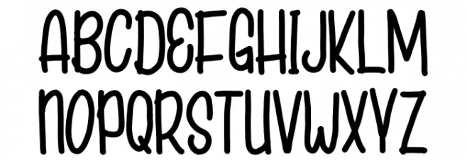 SUMMER KIDOZA Schriftart Groß