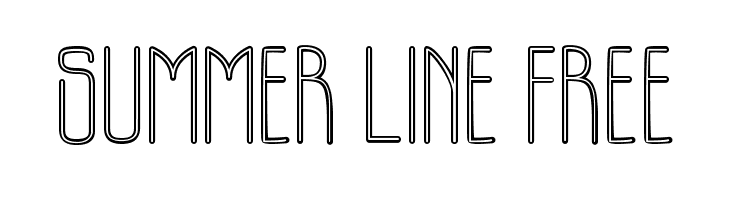 SUMMER LINE FREE  Fuentes Gratis Descargar