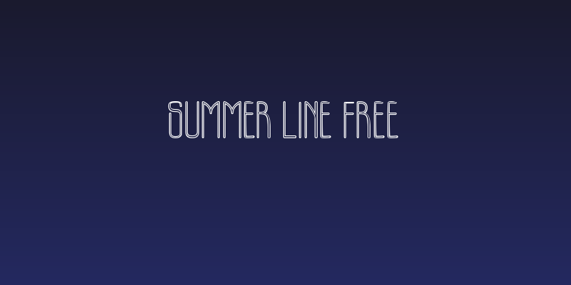 SUMMER LINE FREE Social Header