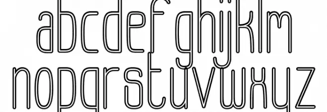 SUMMER LINE FREE Font LOWERCASE