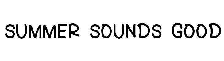 SUMMER SOUNDS GOOD  لخطوط تنزيل