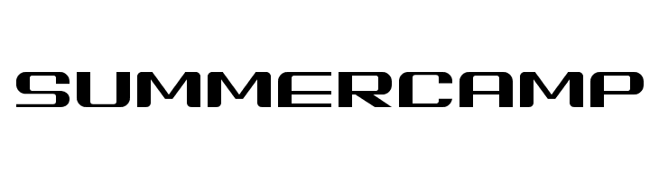 SUMMERCAMP  Frei Schriftart Herunterladen