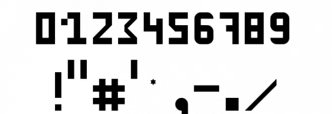 SUNAMUN Regular Font OTHER CHARS