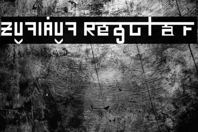 SUNAMUN Regular Font examples