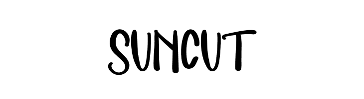 SUNCUT  नि: शुल्क फ़ॉन्ट्स डाउनलोड