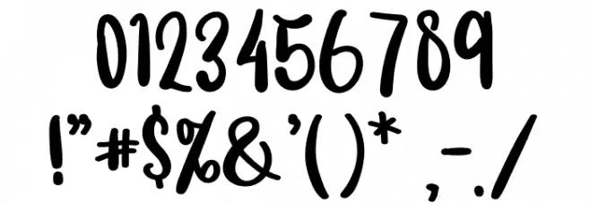 SUNCUT Font OTHER CHARS