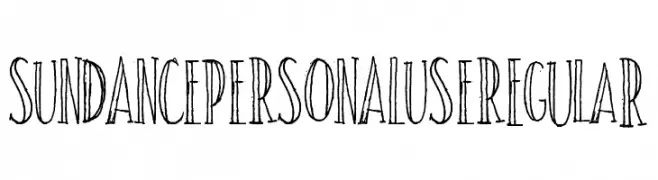SUNDANCE PERSONAL USE Regular  Fuentes Gratis Descargar