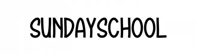 SUNDAY SCHOOL  フリーフォントのダウンロード