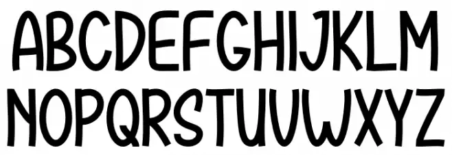 SUNDAY SCHOOL Schriftart Groß