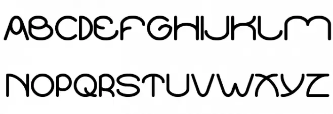 SUNDOWN sunrise Font Litere mari