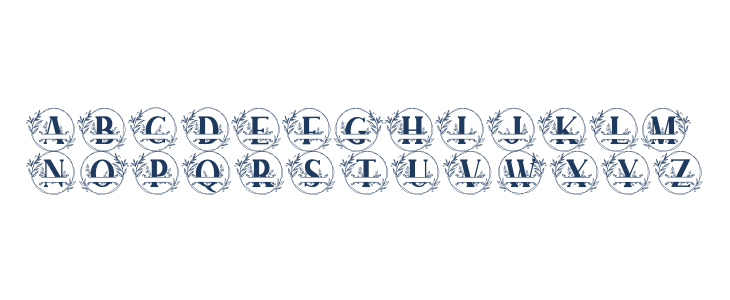 SUNFLOWER MONOGRAM Lowercase