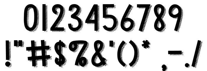 SUNRISE CRESSDA Font OTHER CHARS