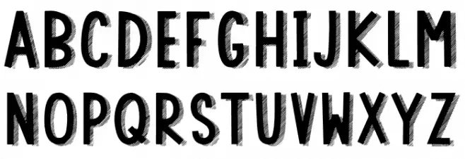 SUNRISE CRESSDA 字体 小写