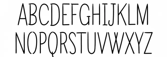 SUNRISE MINIMALIST Font UPPERCASE