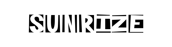 SUNRIZE  免费字体下载
