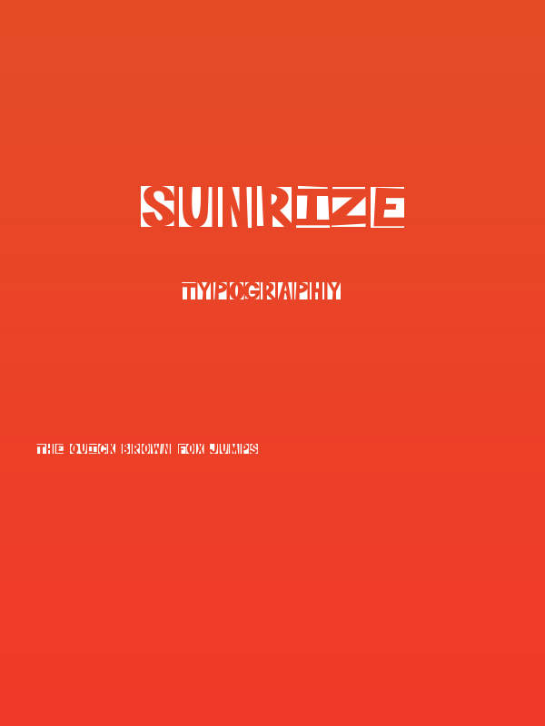 SUNRIZE Poster