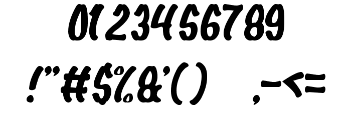 SUNSET BEACH Font OTHER CHARS