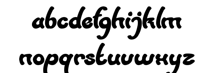 SUNSET BEACH Font LOWERCASE