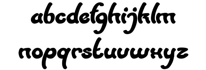 SUNSET BEACH Font LOWERCASE