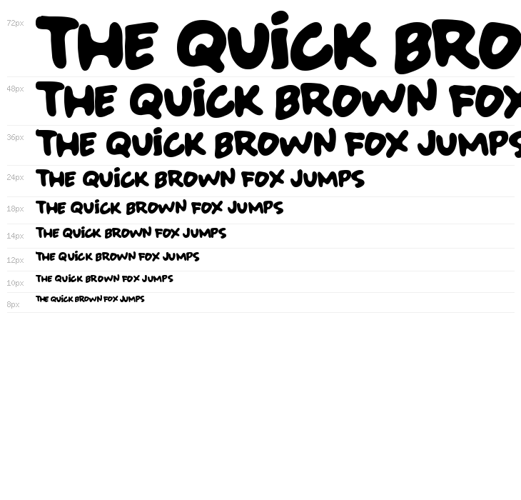 SUPER BAD FONT Waterfall