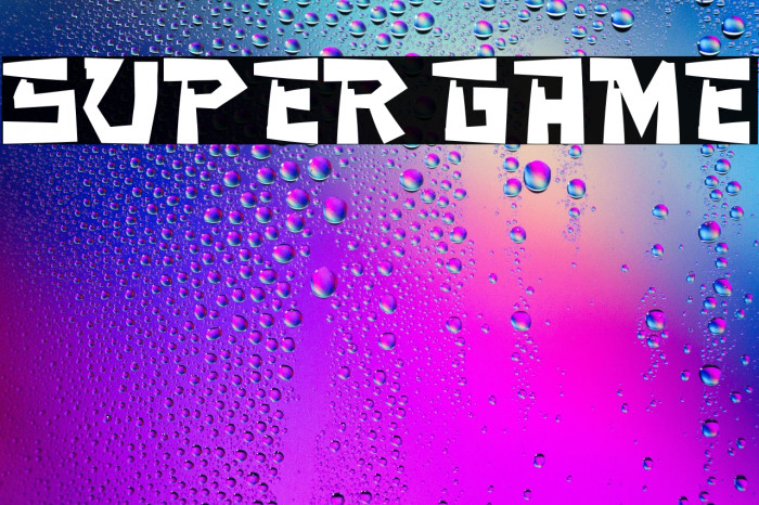 SUPER GAME Example 1
