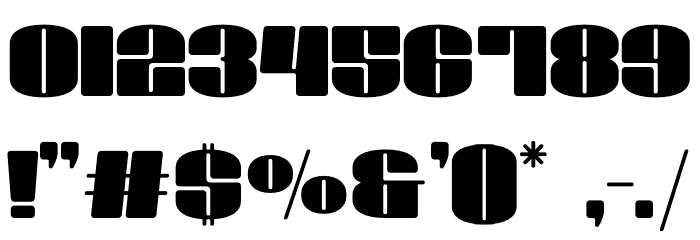 SUPER RING Font Alte caractere