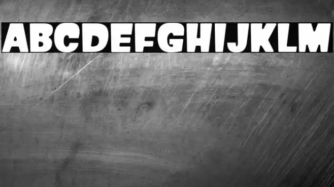 SUPER SEVEN Demo Font examples