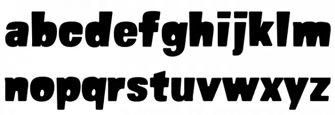 SUPER SEVEN Demo Font LOWERCASE