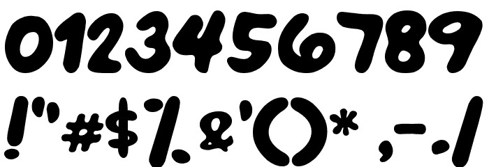 SUPERBADFONT Font OTHER CHARS