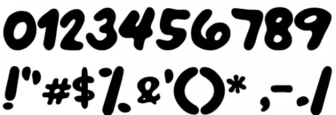 SUPERBADFONT Fonte OUTROS PERSONAGENS