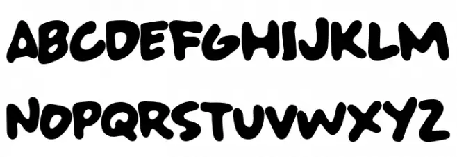 SUPERBADFONT 字体 大写
