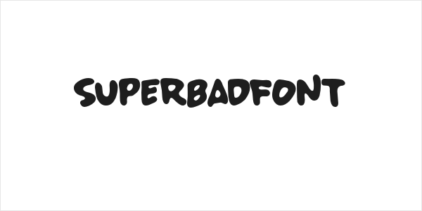 SUPERBADFONT Logo